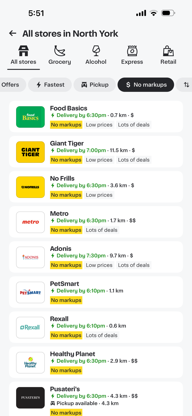 Groceries for Less than Shopping In-Store With Instacart