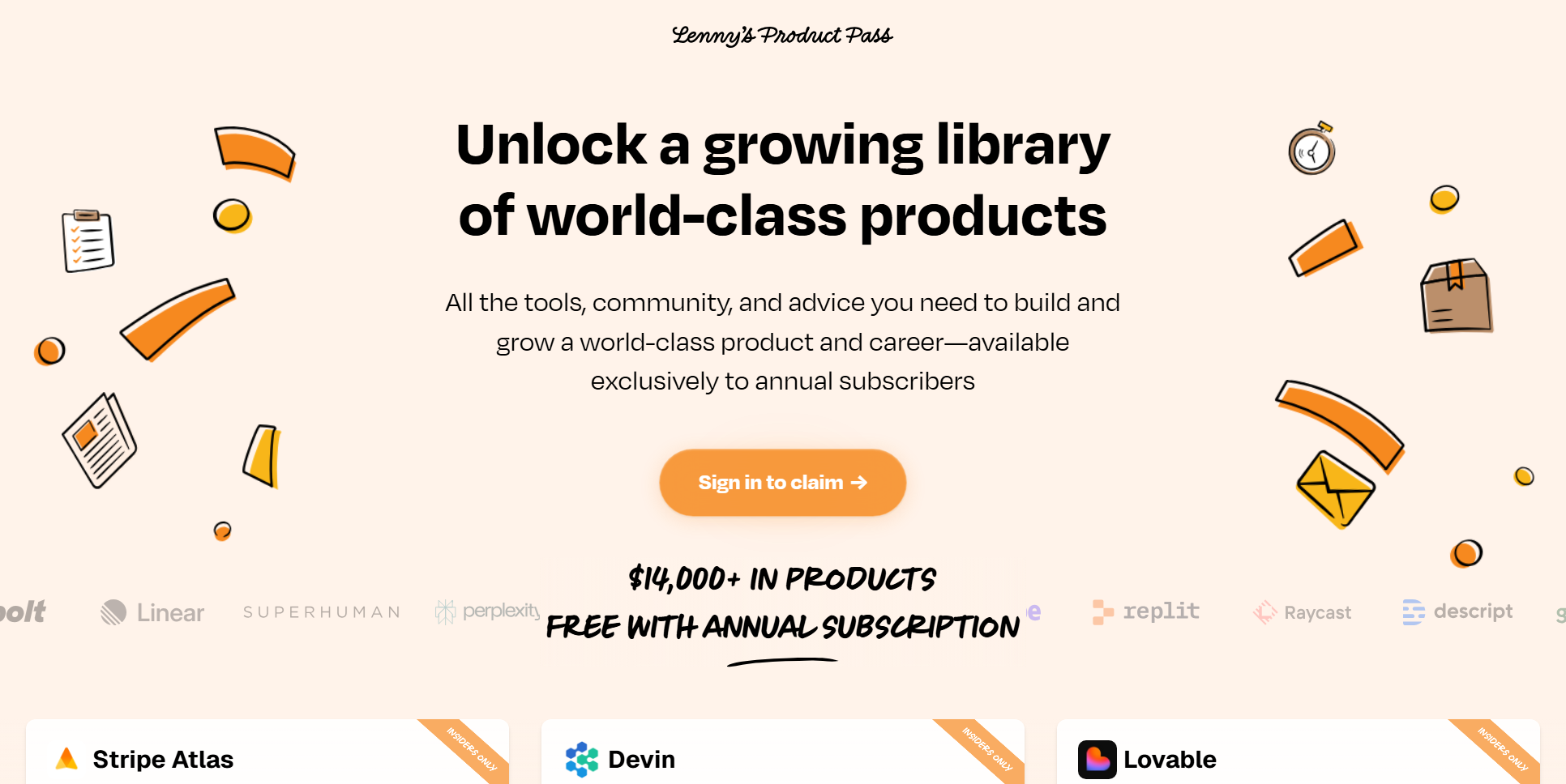 Lenny's Product Pass: Access $14,000+ in Premium AI Tools for Builders and Career Explorers