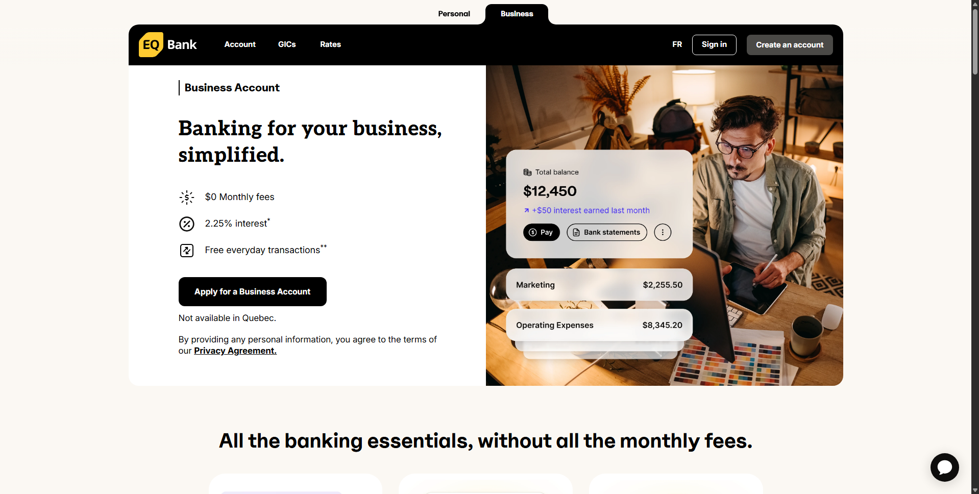 Small Business? Canadian Neo Business Banking Compared - Float vs. Venn vs. Loop vs. Keep vs. EQ Bank