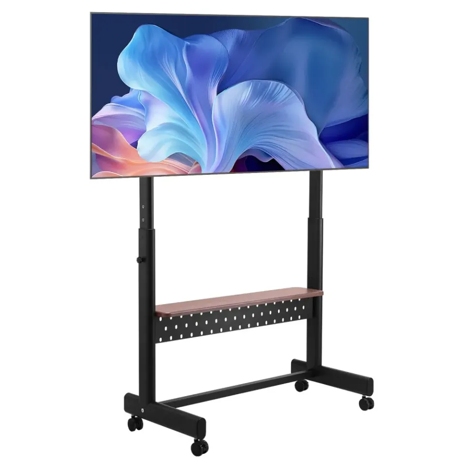 VEVOR Rolling TV Stand Review: The $156 alternative to mounting your 98-Inch TV